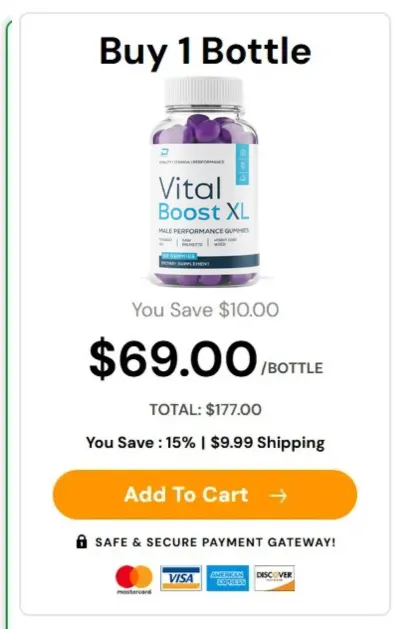 Buy VitalBoostXL 2 Bottle
